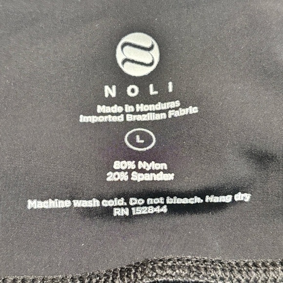 NOLI Sz L Liquid Gloss Lightweight Shine Quick Drying Second Skin Leggings - Picture 7 of 7